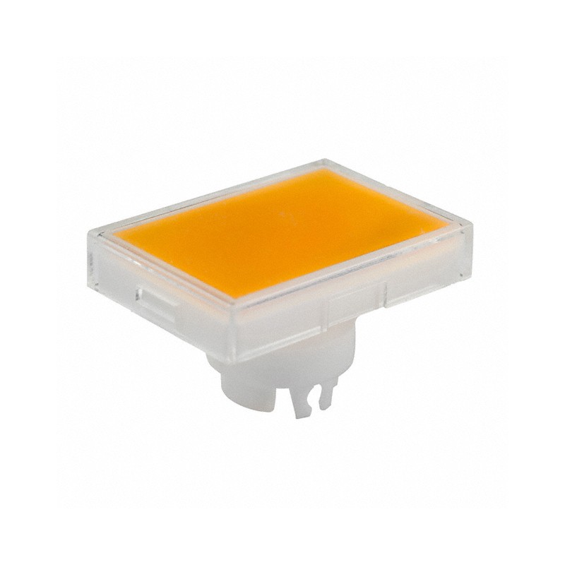 1 pcs : AT3006JD - CAP PUSHBUTTON RECT CLEAR/AMBER