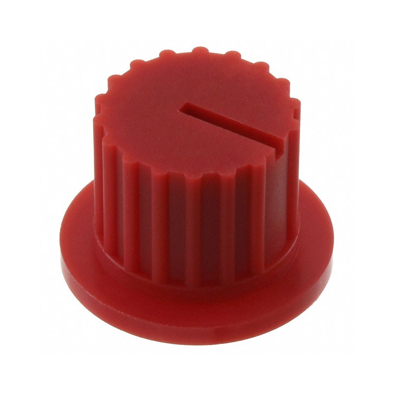 1 pcs : AT3009C - ROTARY KNOB NR01 RED FLANGE