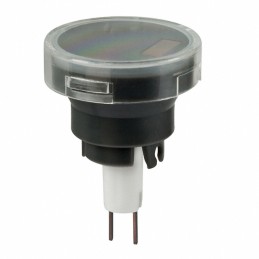 1 pcs : AT3011D02JA - CAP PUSHBUTTON ROUND CLEAR/BLACK