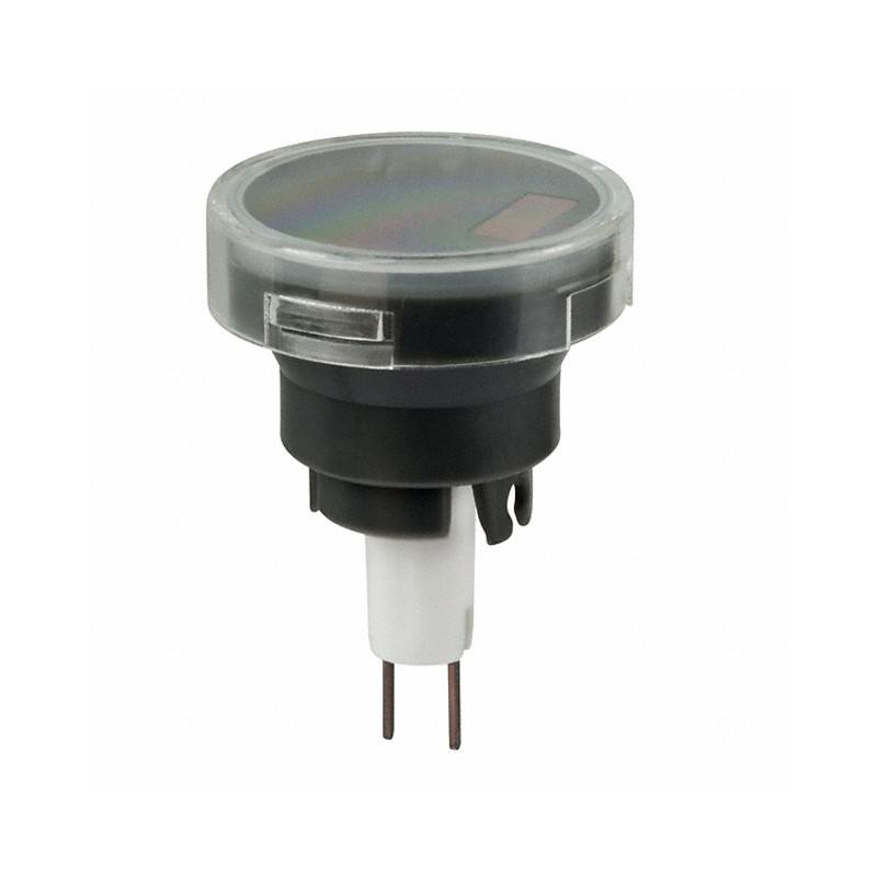 1 pcs : AT3011D02JA - CAP PUSHBUTTON ROUND CLEAR/BLACK