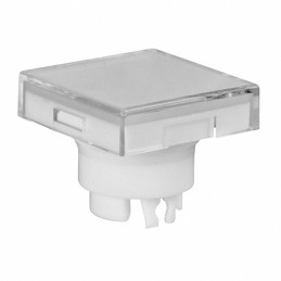 1 pcs : AT3014JB - CAP PUSHBUTTON SQUARE CLEAR/WHT