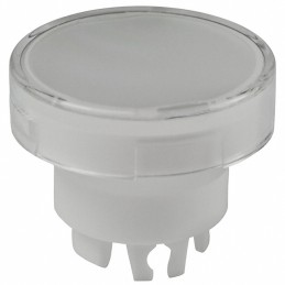 1 pcs : AT3015JB - CAP PUSHBUTTON ROUND CLEAR/WHITE