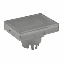 1 pcs : AT3016JB - CAP PUSHBUTTON RECT CLEAR/WHITE