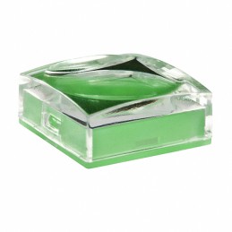 1 pcs : AT3074JF - CAP PUSHBUTTON SQUARE CLEAR/GRN