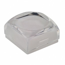 1 pcs : AT3078JB - CAP PUSHBUTTON SQUARE CLEAR/WHT