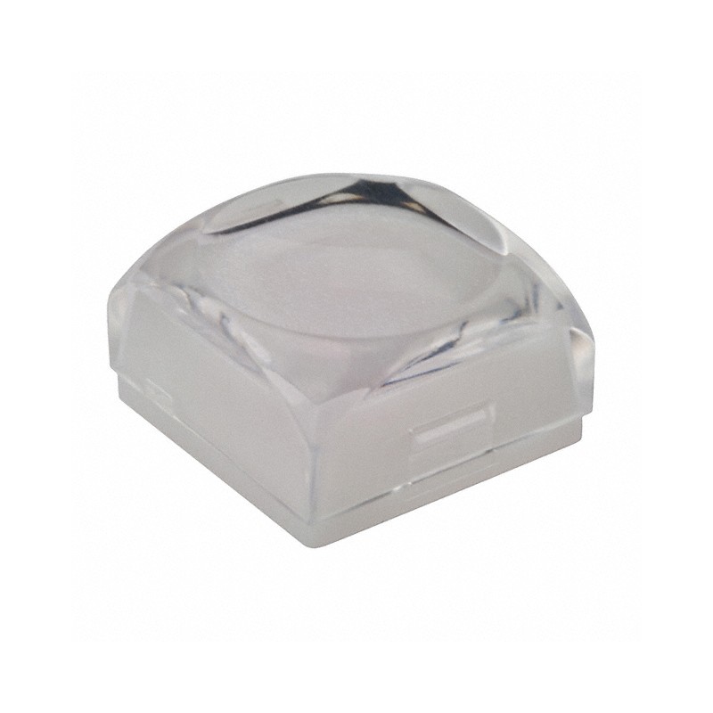 1 pcs : AT3078JB - CAP PUSHBUTTON SQUARE CLEAR/WHT