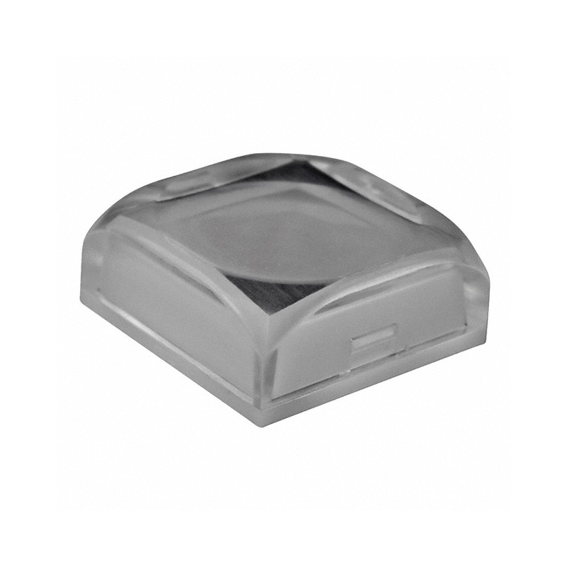 1 pcs : AT3080JB - CAP PUSHBUTTON SQUARE CLEAR/WHT