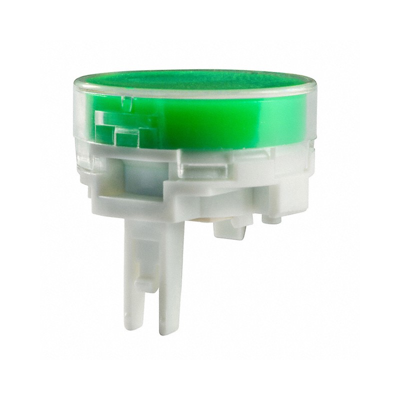 1 pcs : AT4013JF - CAP PUSHBUTTON ROUND CLEAR/GREEN