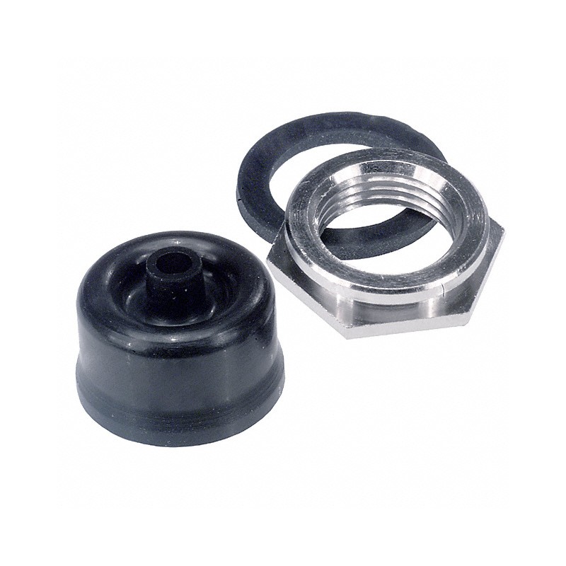 1 pcs : AT401A - TOGGLE HALF BOOT BLACK