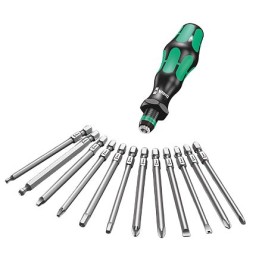 1 pcs - Wera 39 Piece Kraftform Kompakt M 1 Metal Tool Kit with Pouch