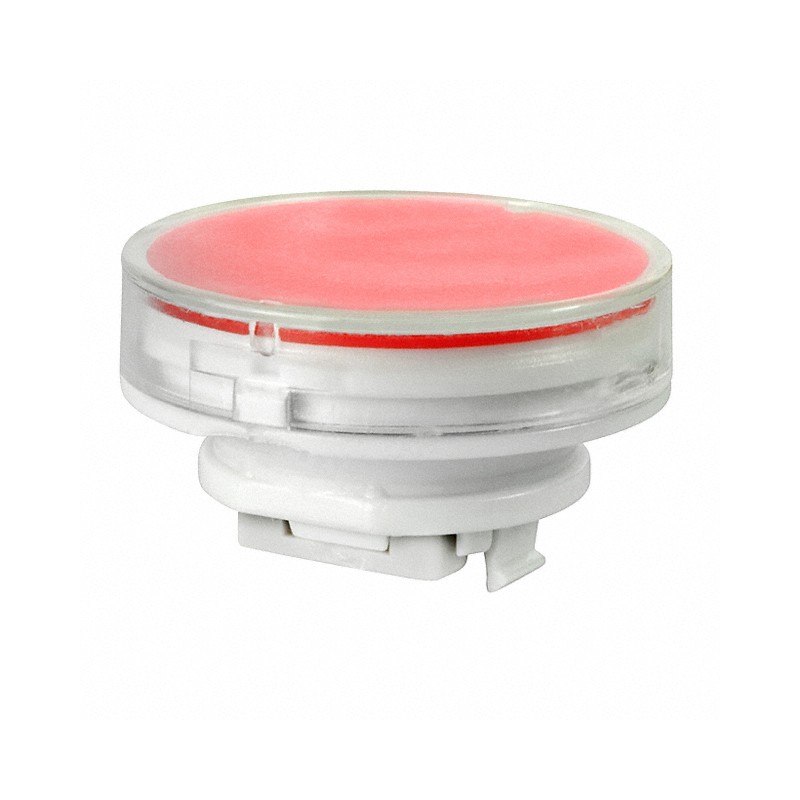 1 pcs : AT4055JC - CAP PUSHBUTTON ROUND CLEAR/RED