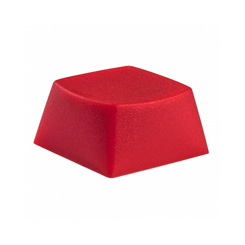 1 pcs : AT4058C - CAP TACTILE SQUARE RED