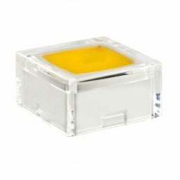 1 pcs : AT4060JE - CAP TACTILE SQUARE CLEAR/YELLOW