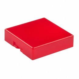 1 pcs : AT4073C - CAP PUSHBUTTON SQUARE RED