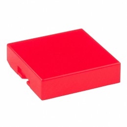 1 pcs : AT4074C - CAP PUSHBUTTON SQUARE CLEAR/RED