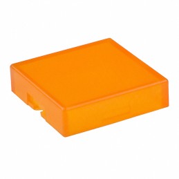 1 pcs : AT4074D - CAP PUSHBUTTON SQUARE CLR/AMBER