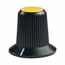 1 pcs : AT4103E - SW CAP SMALL ROTARY KNOB YELLOW