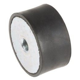 1 Bag of 2 - RS PRO M10 Anti Vibration Mount, Female Buffer Foot with 224.48kg Compression Load