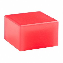 1 pcs : AT4135C - CAP TACTILE SQUARE FROSTED RED