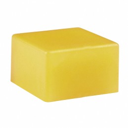 1 pcs : AT4135E - CAP TACTILE SQUARE FROSTD YELLOW