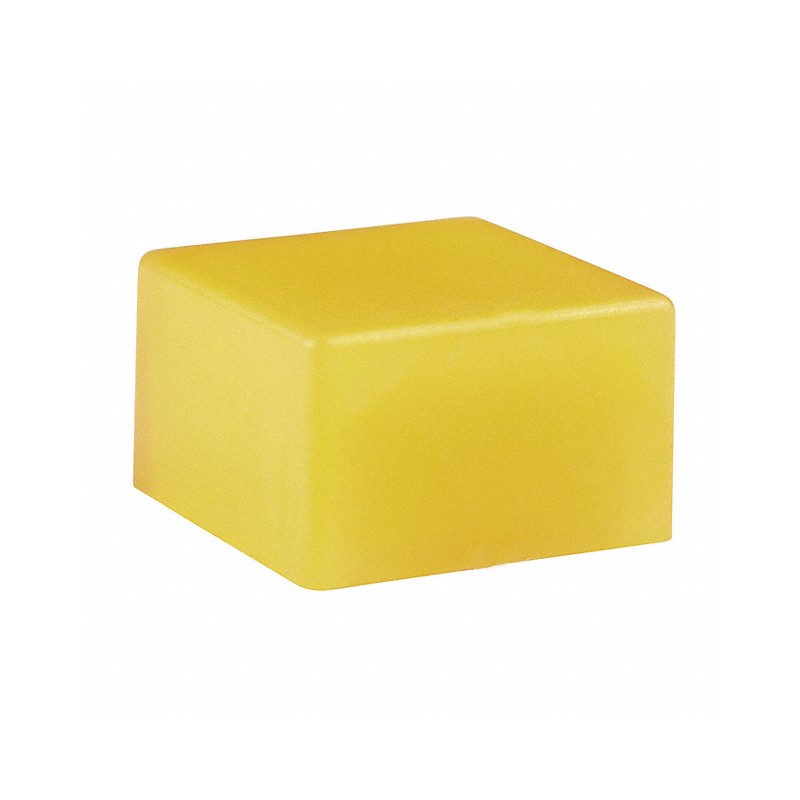 1 pcs : AT4135E - CAP TACTILE SQUARE FROSTD YELLOW