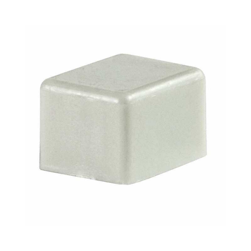 1 pcs : AT4137B - CAP PUSHBUTTON RECTANGULAR WHITE
