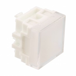 1 pcs : AT4162JB - CAP PUSHBUTTON SQUARE CLEAR/WHT