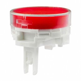 1 pcs : AT4164JC - CAP PUSHBUTTON ROUND CLEAR/RED