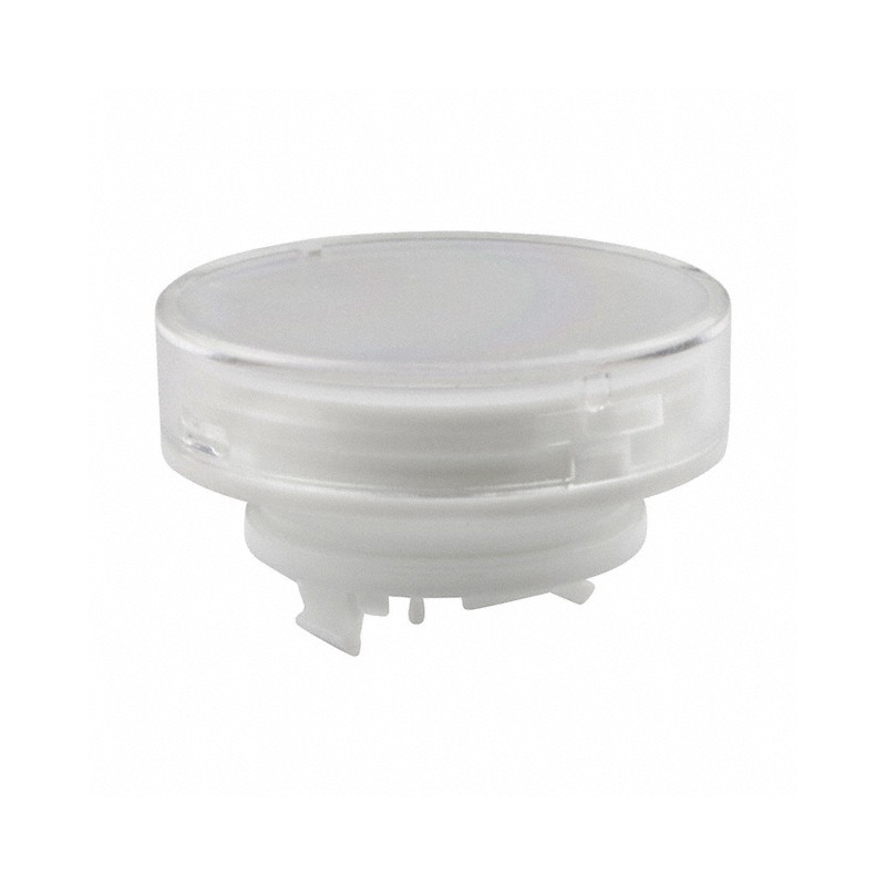 1 pcs : AT4165JB - CAP PUSHBUTTON ROUND CLEAR/WHITE