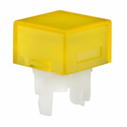 1 pcs : AT4166DB - CAP PUSHBUTTON SQUARE AMBER/WHT