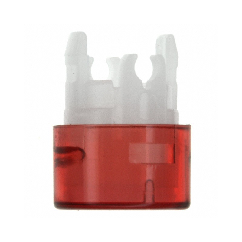 1 pcs : AT4167CB - CAP PUSHBUTTON ROUND RED/WHITE