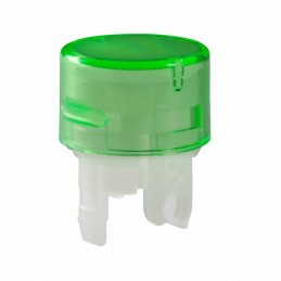 1 pcs : AT4167FB - CAP PUSHBUTTON ROUND GREEN/WHITE