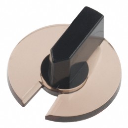 1 pcs : AT4180 - KNOB SNAP ON BLACK