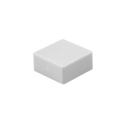 1 pcs : AT4191JB - CAP PUSHBUTTON SQUARE CLEAR/WHT