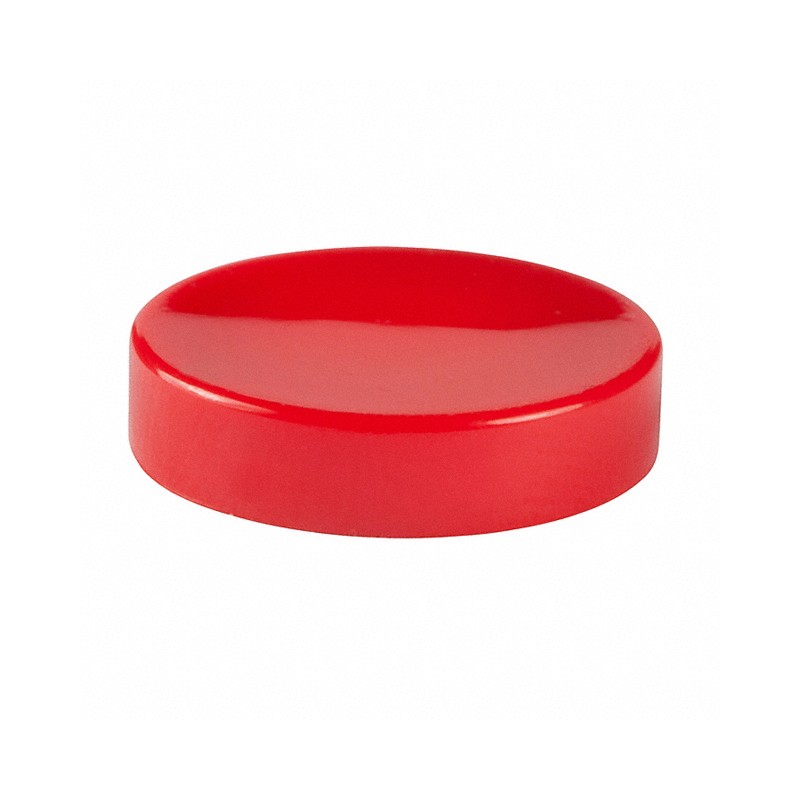 1 pcs : AT454C - CAP PUSHBUTTON ROUND RED