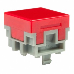 1 pcs : AT476CJ - CAP PUSHBUTTON SQUARE RED