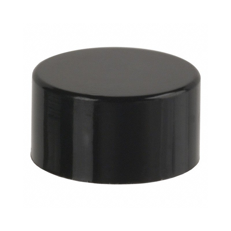 1 pcs : AT496A - CAP PUSHBUTTON ROUND BLACK