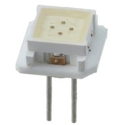 1 pcs : AT627D12 - LED 4 ELEMENT AMB 12V T-1 BI-PIN