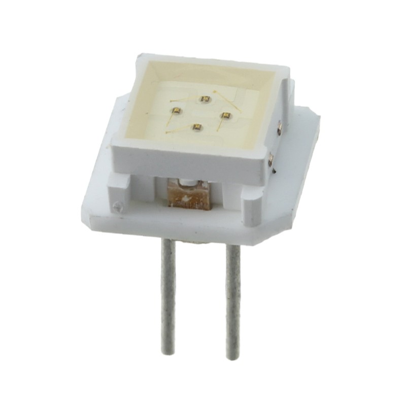 1 pcs : AT627D12 - LED 4 ELEMENT AMB 12V T-1 BI-PIN