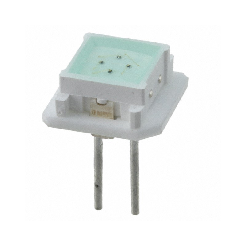 1 pcs : AT627F12 - LED QUAD ELEMENT W/RES 12V GRN