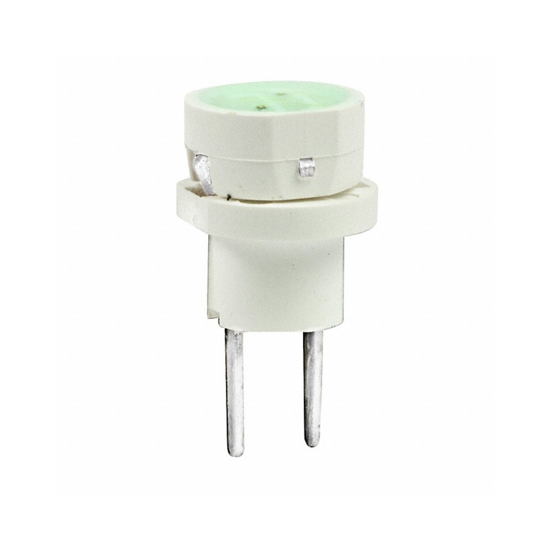 1 pcs : AT628F - LED 2 ELEMENT GREEN T-1 BI-PIN