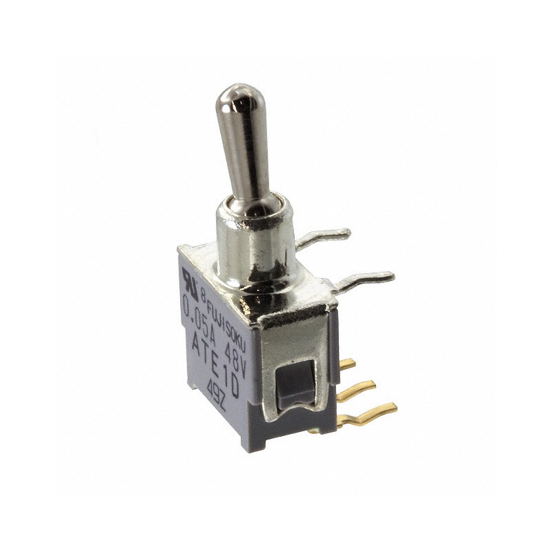 1 pcs : ATE1D-6M3-10-Z - SWITCH TOGGLE SPDT 50MA 48V