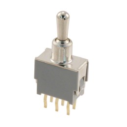1 pcs : ATE2D-2M3-10-Z - SWITCH TOGGLE DPDT 50MA 48V