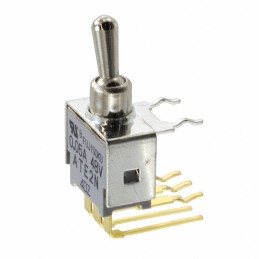1 pcs : ATE2D-6M3-10-Z - SWITCH TOGGLE DPDT 50MA 48V