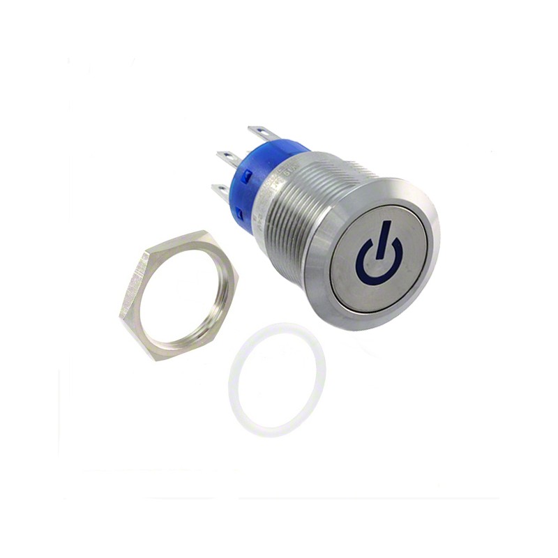 1 pcs : AV1910P724Q04 - SWITCH PUSHBUTTON SPDT 3A 250V