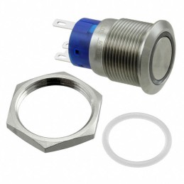 1 pcs : AV1910R512Q04 - SWITCH PUSHBUTTON SPDT 3A 250V