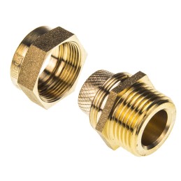 1 Bag of 2 - Prysmian LSF-BW Series Steel Cable Gland Kit, M20 Thread, 7mm Min, 11.6mm Max