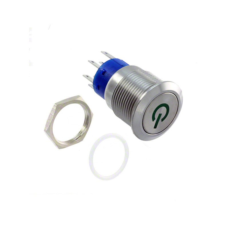 1 pcs : AV1911P612Q04 - SWITCH PUSHBUTTON SPDT 3A 250V