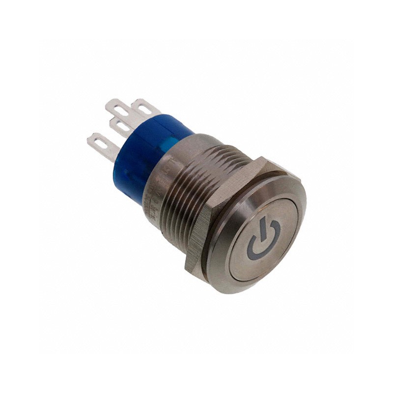 1 pcs : AV1911PB12Q04 - SWITCH PUSHBUTTON SPDT 3A 250V