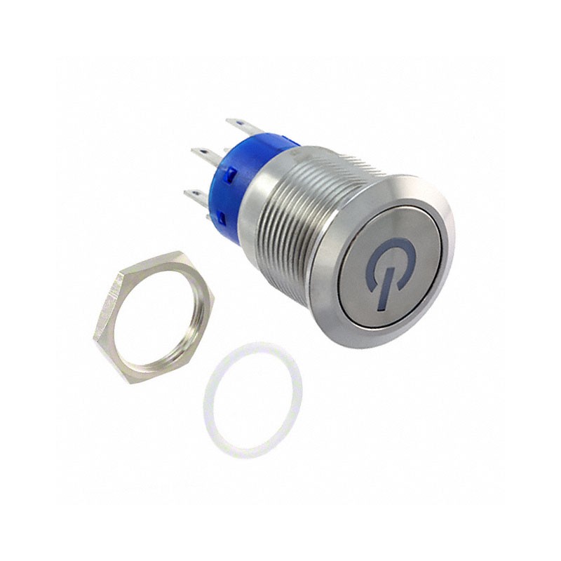 1 pcs : AV1920P112Q04 - SWITCH PUSHBUTTON DPDT 3A 250V